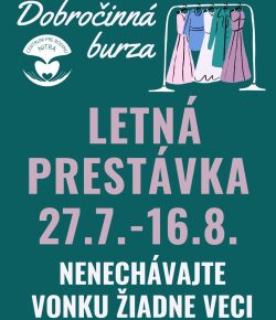 Letná prestávka v hale na Klokočine